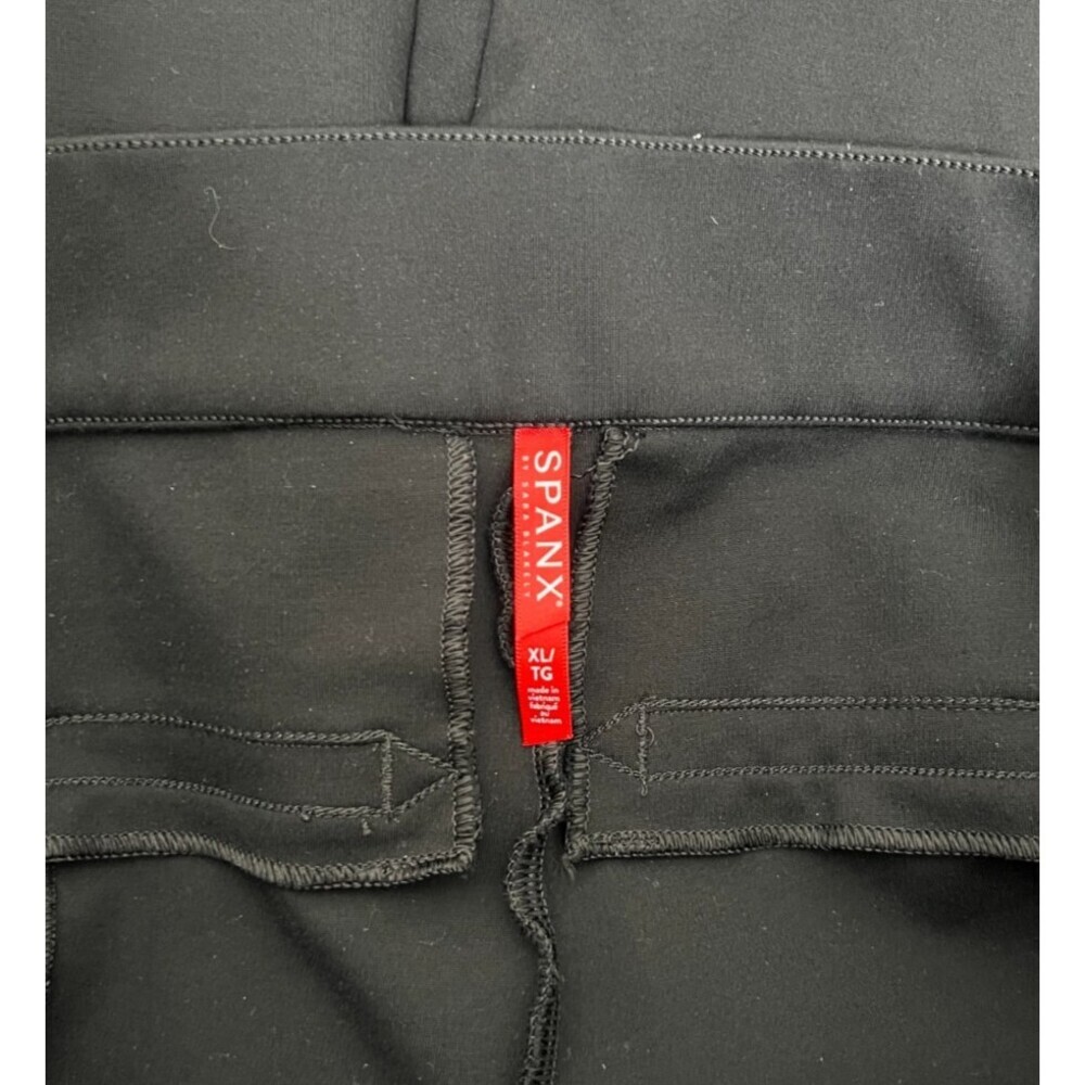 Spanx The Perfect Black Pant Back Seam Skinny Pants 20251R Black Size XL - Picture 5 of 7